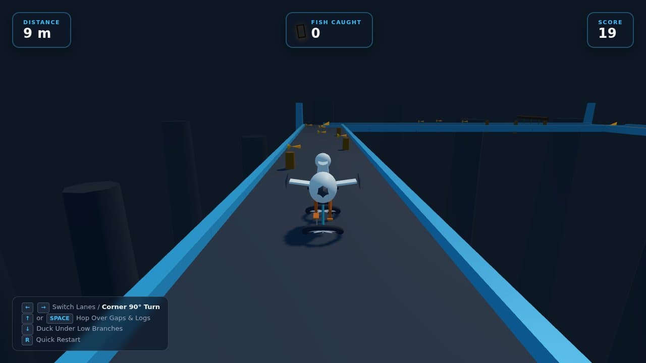 Still from the Google: Gemini 3.8 Flash game